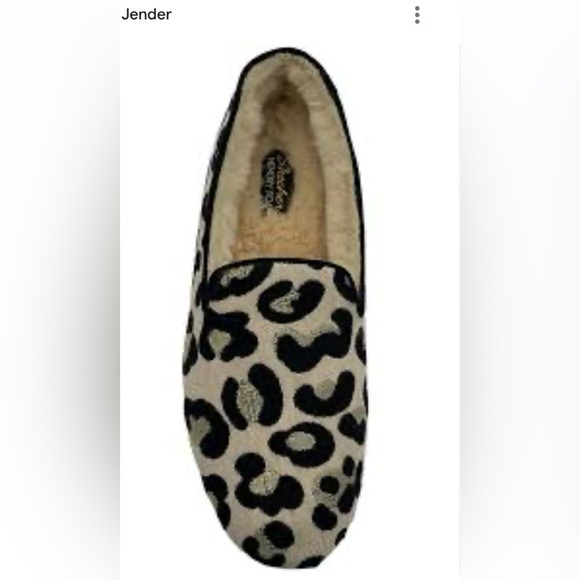 Skechers Cleo Cozy Faux Fur Lined Loafer Slipper-Fancy Dreamer-Leopard - Picture 2 of 3